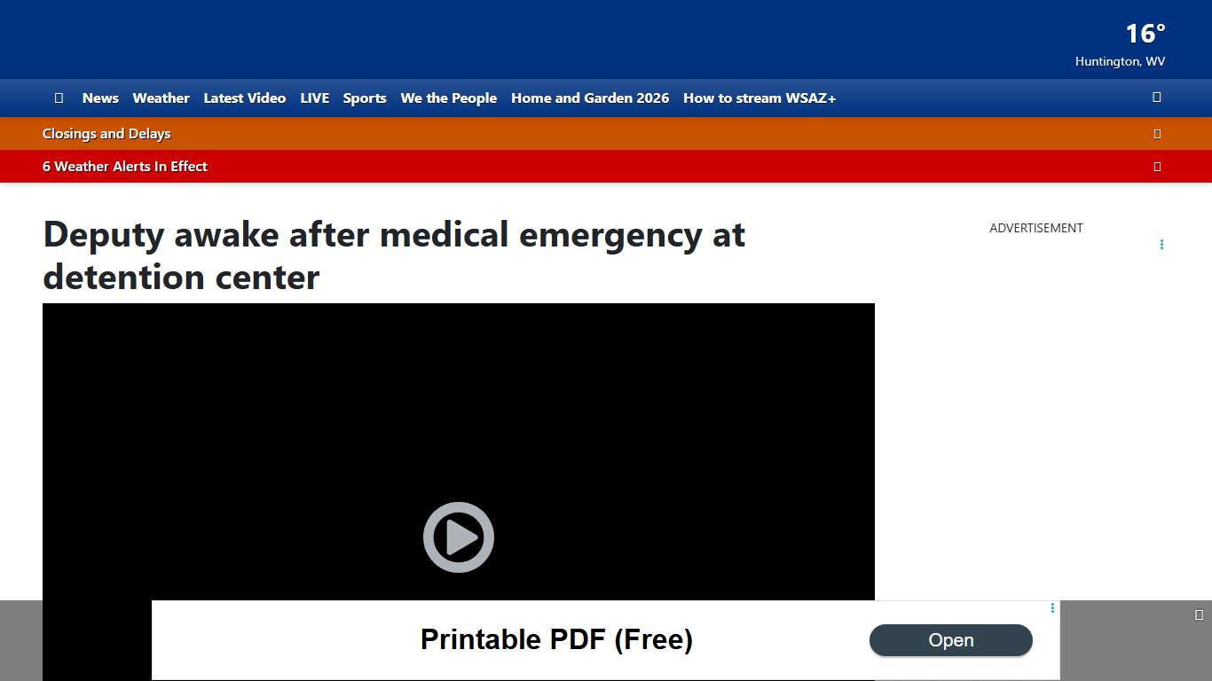 Deputy awake after medical emergency at Boyd County Detention Center